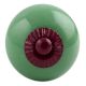 Solid Pea Green Purple Fitting Ceramic Knob